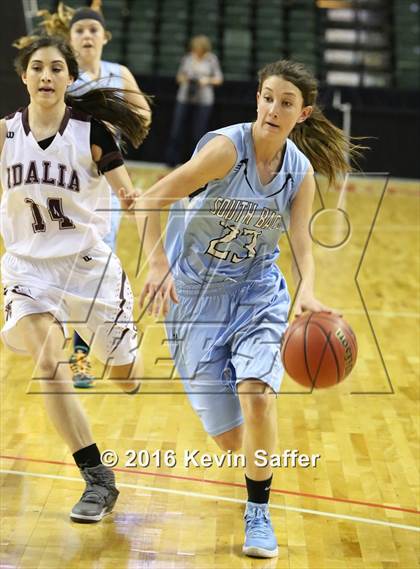 Thumbnail 2 in South Baca [Campo/Vilas/Pritchett] vs. Idalia  (CHSAA 1A Semifinals) photogallery.