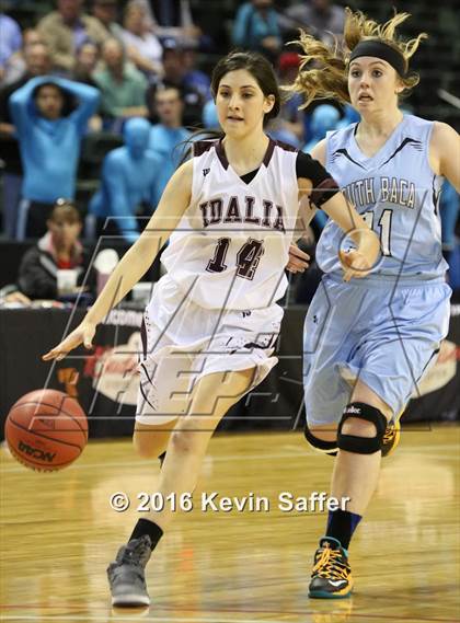 Thumbnail 3 in South Baca [Campo/Vilas/Pritchett] vs. Idalia  (CHSAA 1A Semifinals) photogallery.