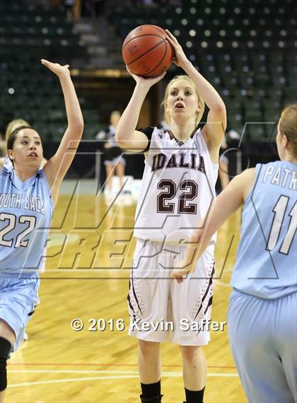 Thumbnail 2 in South Baca [Campo/Vilas/Pritchett] vs. Idalia  (CHSAA 1A Semifinals) photogallery.