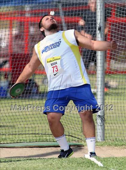 Thumbnail 1 in 45th Arcadia Invitational (Boys Field Events) photogallery.