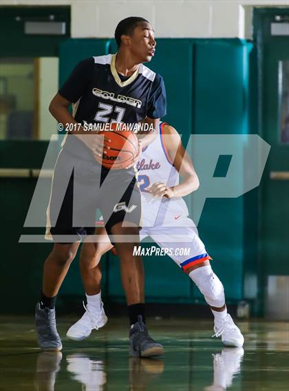 Thumbnail 2 in Westlake vs  Golden Valley (Simi Valley Tournament) photogallery.