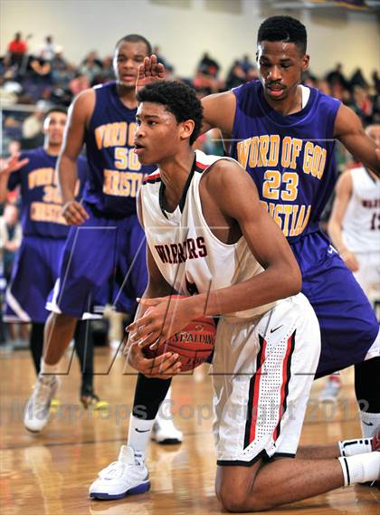 Thumbnail 1 in Webb [J. F.] vs Word of God Christian Academy (HighSchoolOT.com Invitational)  photogallery.