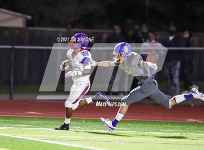 Thumbnail 3 in San Leandro @ Foothill (CIFNCS D2  QUARTERFINALS) photogallery.