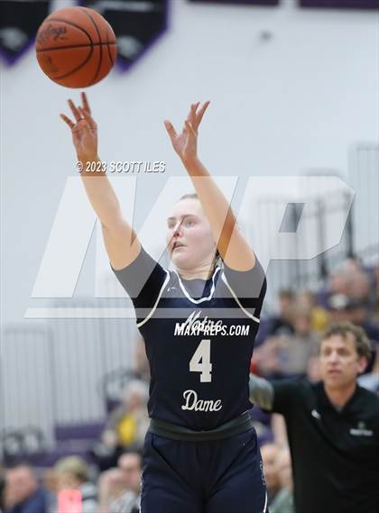 Thumbnail 2 in Notre Dame vs Fisher Catholic (OHSAA D4 Regional Semifinal) photogallery.