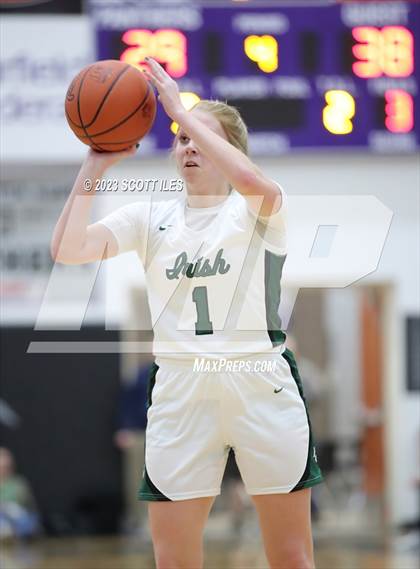 Thumbnail 1 in Notre Dame vs Fisher Catholic (OHSAA D4 Regional Semifinal) photogallery.