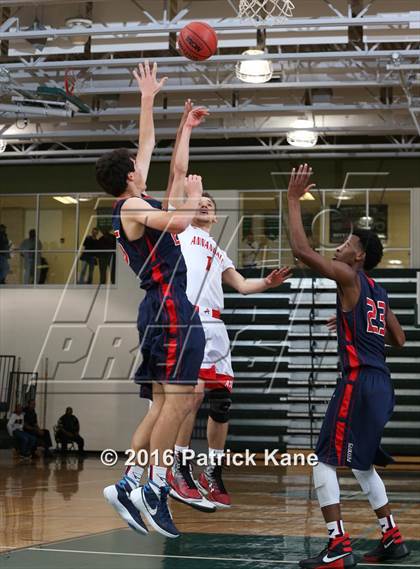 Thumbnail 2 in Annandale vs Madison-Ridgeland Academy (George Long Holiday Hoops Tournament) photogallery.