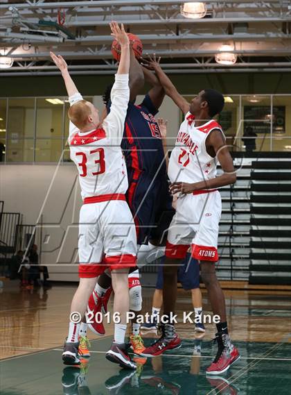 Thumbnail 1 in Annandale vs Madison-Ridgeland Academy (George Long Holiday Hoops Tournament) photogallery.