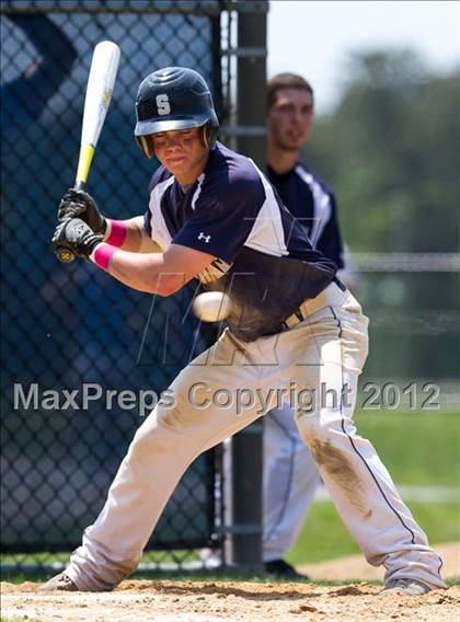 Thumbnail 2 in Eastport-South Manor vs Smithtown East - Section XI Class AA Playoffs photogallery.