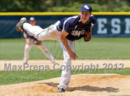 Thumbnail 3 in Eastport-South Manor vs Smithtown East - Section XI Class AA Playoffs photogallery.