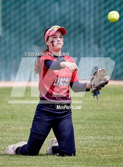 Thumbnail 2 in Sheldon vs. Lincoln (CIF SJS D1 Final) photogallery.