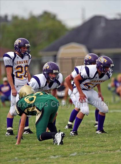 Thumbnail 2 in Legacy Christian Academy vs. Sabine Pass photogallery.