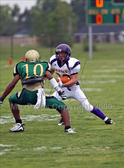 Thumbnail 2 in Legacy Christian Academy vs. Sabine Pass photogallery.