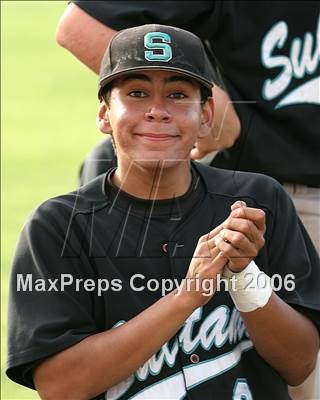 Thumbnail 2 in Sultana @ Cerritos Valley Christian (Section Playoffs) photogallery.