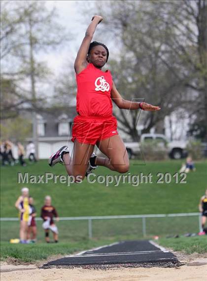 Thumbnail 2 in Iowa City Sherwood Relays (Long Jump/High Jump) photogallery.