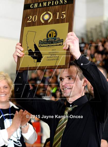Thumbnail 3 in Hesperia Christian vs. Orangewood Academy (CIF SS D6 Final) photogallery.