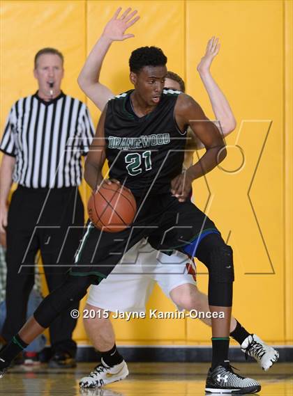 Thumbnail 1 in Hesperia Christian vs. Orangewood Academy (CIF SS D6 Final) photogallery.