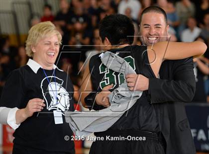 Thumbnail 1 in Hesperia Christian vs. Orangewood Academy (CIF SS D6 Final) photogallery.
