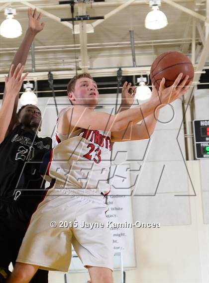 Thumbnail 1 in Hesperia Christian vs. Orangewood Academy (CIF SS D6 Final) photogallery.