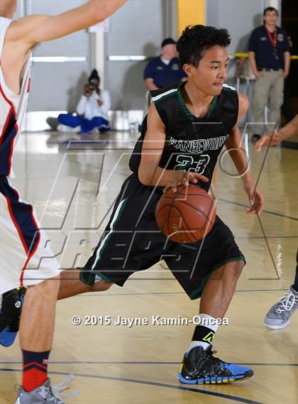 Thumbnail 3 in Hesperia Christian vs. Orangewood Academy (CIF SS D6 Final) photogallery.