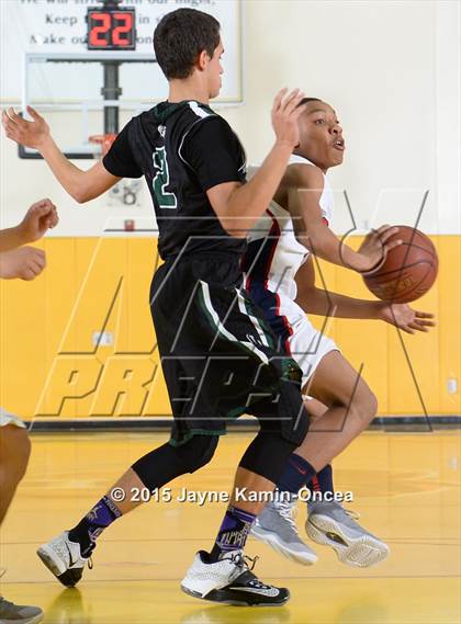 Thumbnail 3 in Hesperia Christian vs. Orangewood Academy (CIF SS D6 Final) photogallery.