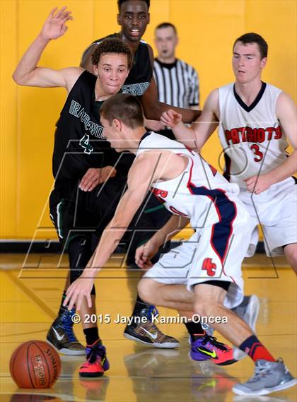 Thumbnail 2 in Hesperia Christian vs. Orangewood Academy (CIF SS D6 Final) photogallery.