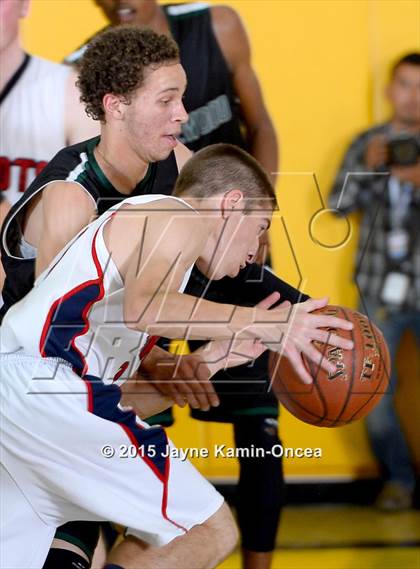 Thumbnail 3 in Hesperia Christian vs. Orangewood Academy (CIF SS D6 Final) photogallery.