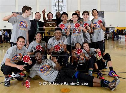 Thumbnail 1 in Hesperia Christian vs. Orangewood Academy (CIF SS D6 Final) photogallery.