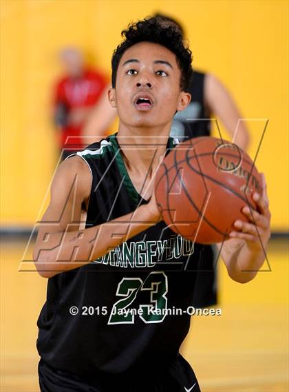 Thumbnail 1 in Hesperia Christian vs. Orangewood Academy (CIF SS D6 Final) photogallery.