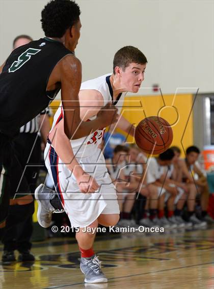 Thumbnail 2 in Hesperia Christian vs. Orangewood Academy (CIF SS D6 Final) photogallery.