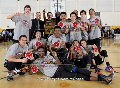 Thumbnail 1 in Hesperia Christian vs. Orangewood Academy (CIF SS D6 Final) photogallery.