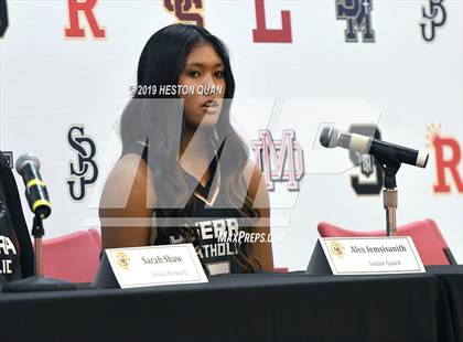Thumbnail 3 in Trinity League Media Day - JSerra Catholic photogallery.