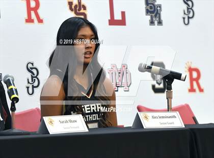 Thumbnail 1 in Trinity League Media Day - JSerra Catholic photogallery.