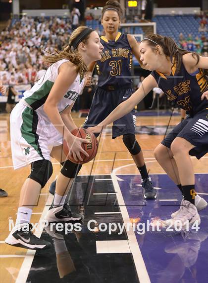 Thumbnail 2 in Oak Ridge vs. St. Mary's (CIF SJS D1 Final) photogallery.