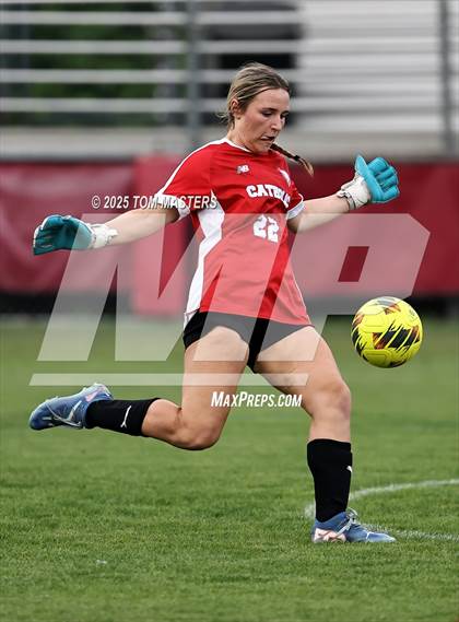 Thumbnail 2 in T.C. Roberson @ Charlotte Catholic (NCHSAA 4A Round 2) photogallery.
