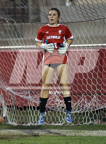 Thumbnail 2 in T.C. Roberson @ Charlotte Catholic (NCHSAA 4A Round 2) photogallery.