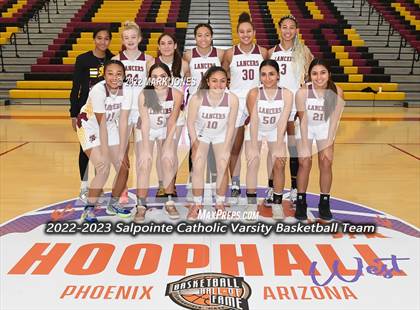 Thumbnail 1 in Millennium vs. Salpointe Catholic (Hoophall West) photogallery.
