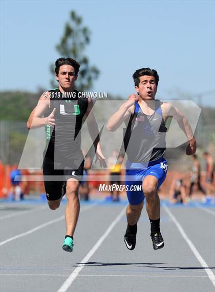Thumbnail 2 in 29th Annual Trabuco Hills Invitational (100 Meter Dash) photogallery.