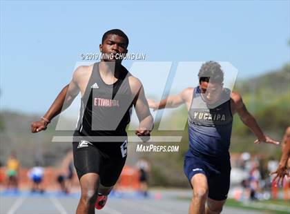 Thumbnail 1 in 29th Annual Trabuco Hills Invitational (100 Meter Dash) photogallery.