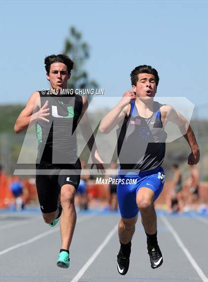 Thumbnail 2 in 29th Annual Trabuco Hills Invitational (100 Meter Dash) photogallery.