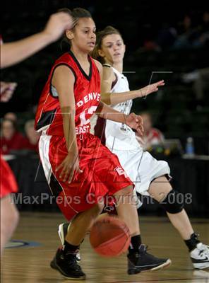 Thumbnail 1 in Denver East vs Horizon (5A Sweet 16) photogallery.