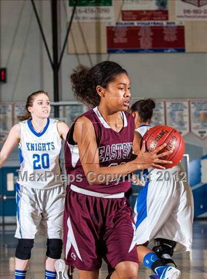 Thumbnail 2 in Eastside College Prep vs. Brookside Christian (CIF D5 NorCal Regional Final) photogallery.