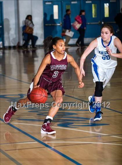 Thumbnail 3 in Eastside College Prep vs. Brookside Christian (CIF D5 NorCal Regional Final) photogallery.