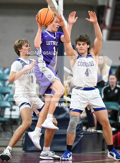 Thumbnail 2 in Resurrection Christian vs. Lutheran (CHSAA 4A Final 4) photogallery.