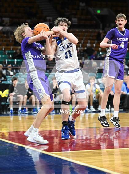 Thumbnail 1 in Resurrection Christian vs. Lutheran (CHSAA 4A Final 4) photogallery.