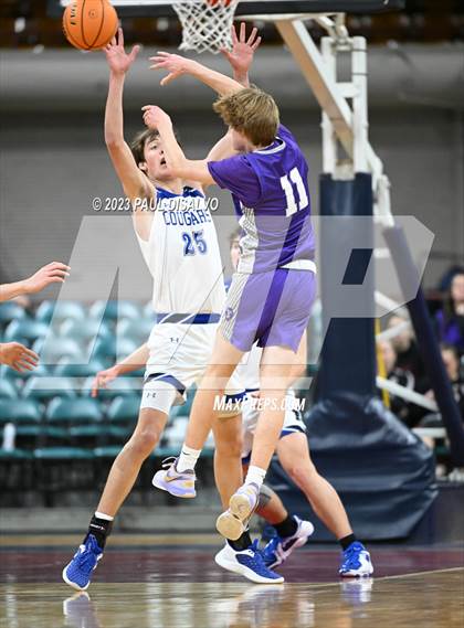 Thumbnail 2 in Resurrection Christian vs. Lutheran (CHSAA 4A Final 4) photogallery.