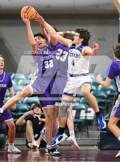 Thumbnail 2 in Resurrection Christian vs. Lutheran (CHSAA 4A Final 4) photogallery.