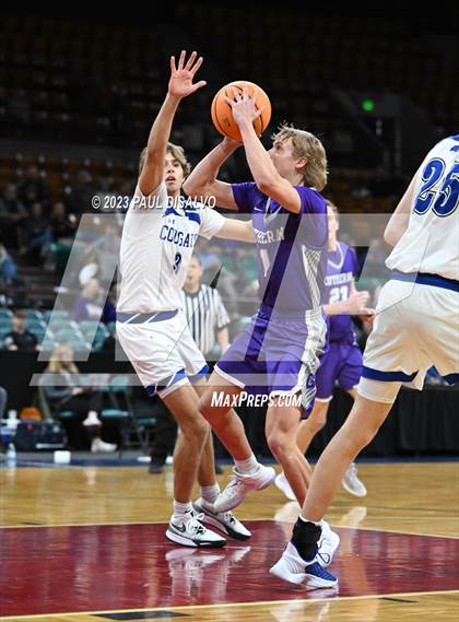 Thumbnail 1 in Resurrection Christian vs. Lutheran (CHSAA 4A Final 4) photogallery.