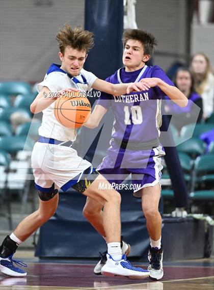 Thumbnail 1 in Resurrection Christian vs. Lutheran (CHSAA 4A Final 4) photogallery.