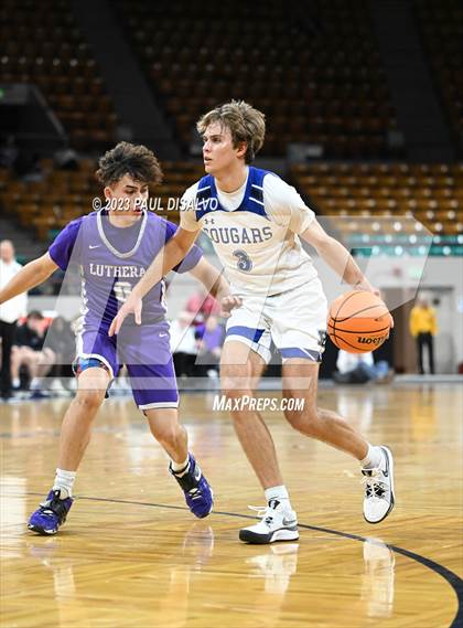 Thumbnail 2 in Resurrection Christian vs. Lutheran (CHSAA 4A Final 4) photogallery.