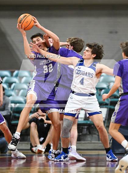 Thumbnail 1 in Resurrection Christian vs. Lutheran (CHSAA 4A Final 4) photogallery.